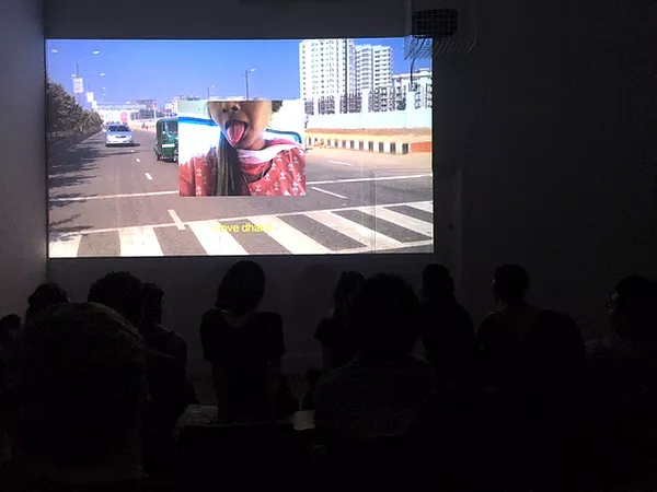 a tinfoil like background has a yellow caption above saying small slow deaths simmer and reduce