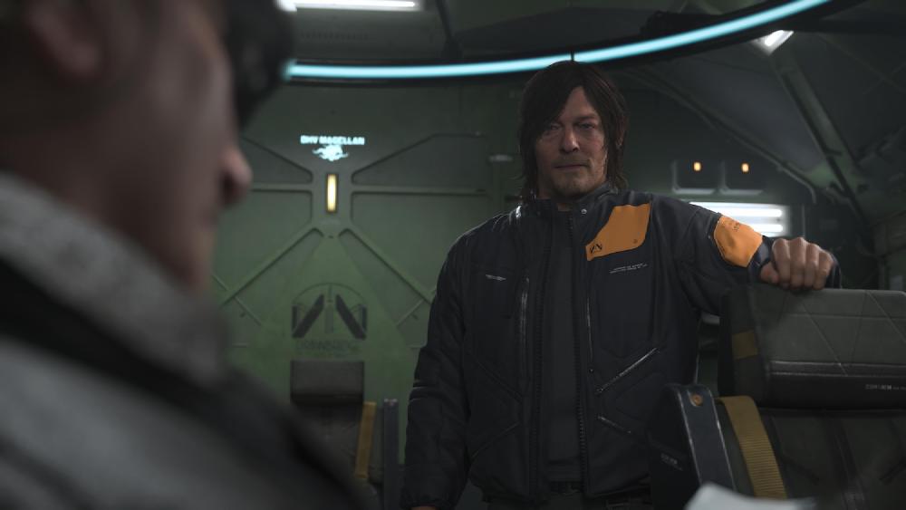 a dark red sky, rain streaking across the view, and the outline of a ghost or BT hovering above ground