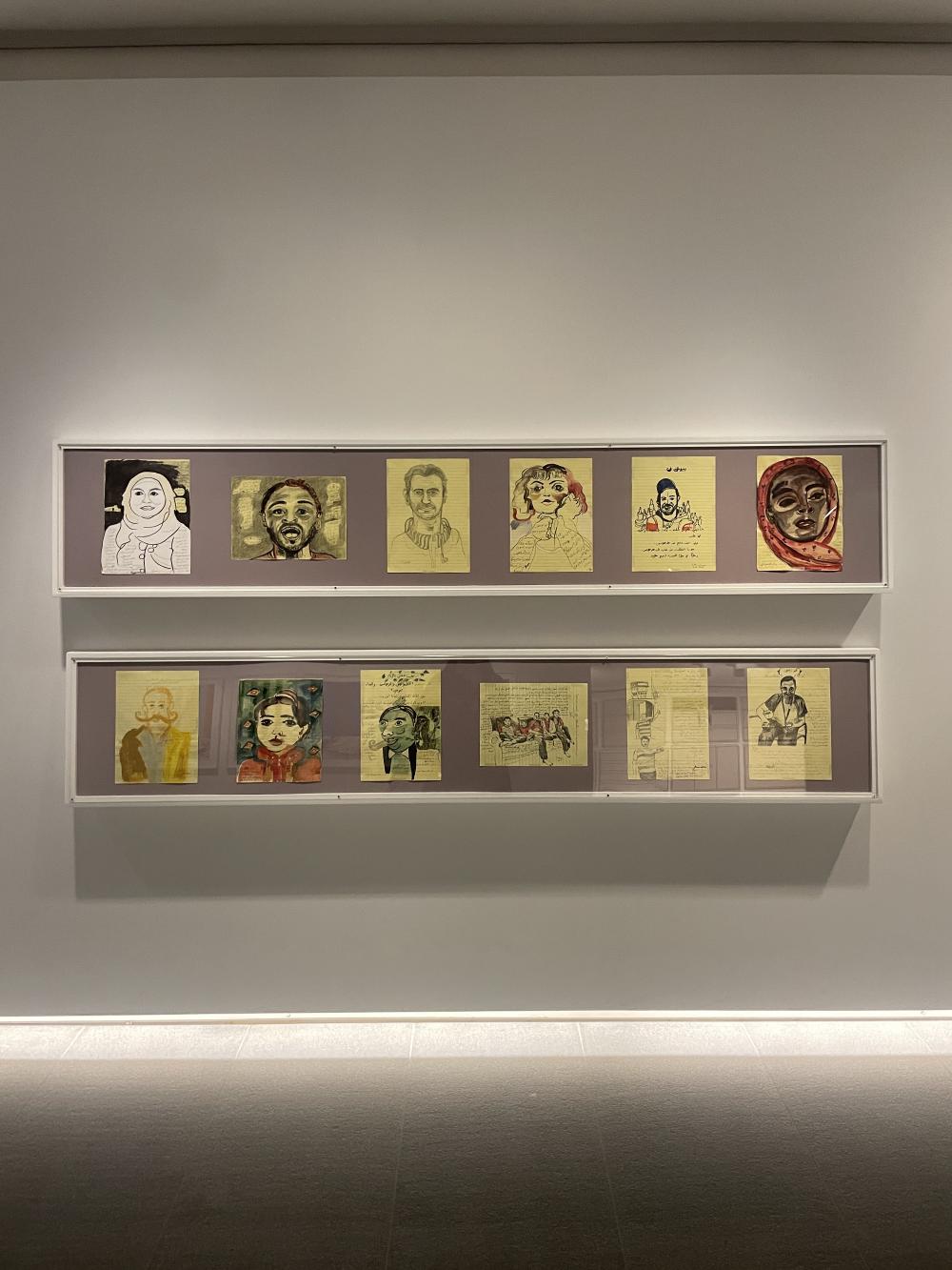 mounira al solh drawings at riba